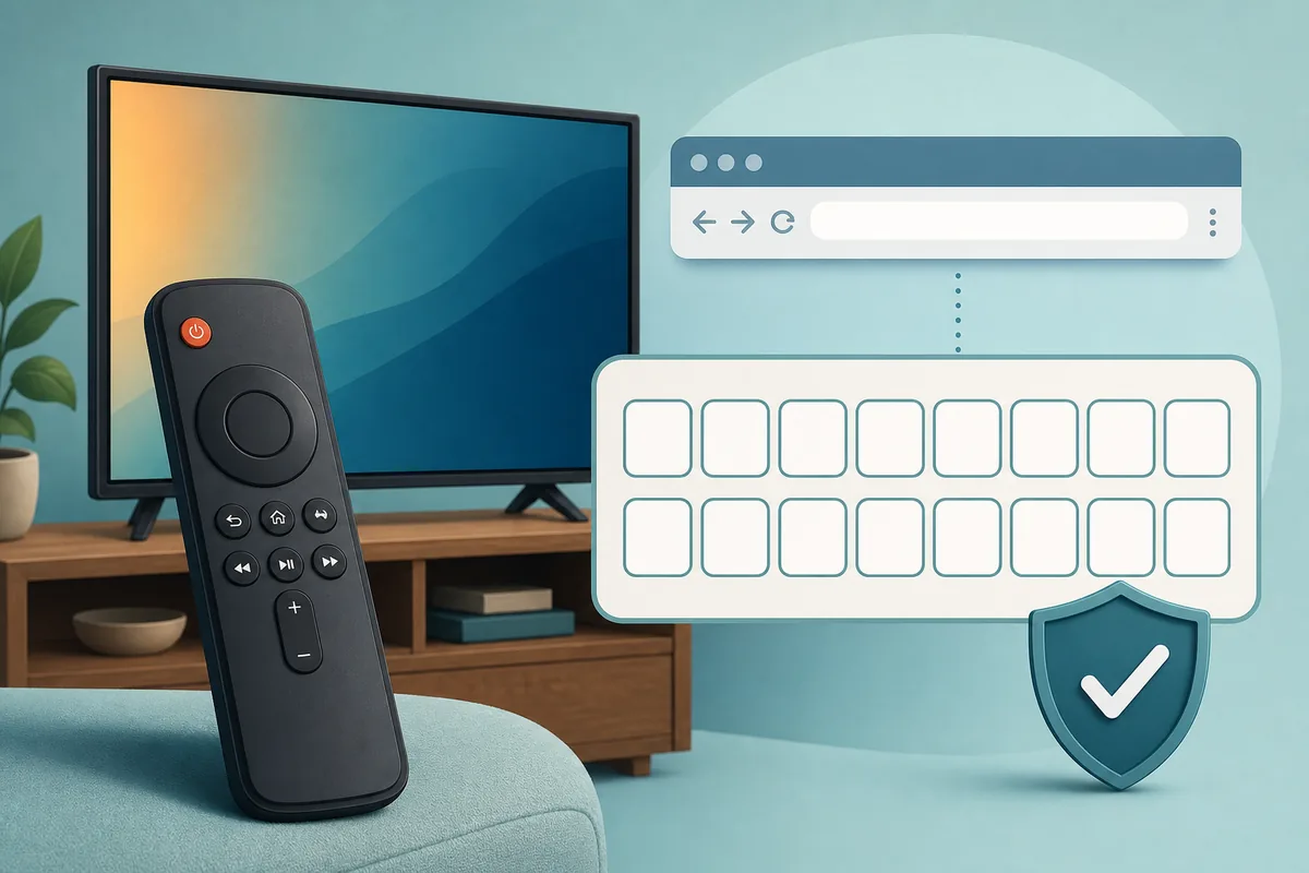 Ilustración editorial para comprobar un código de canje de Xuper TV